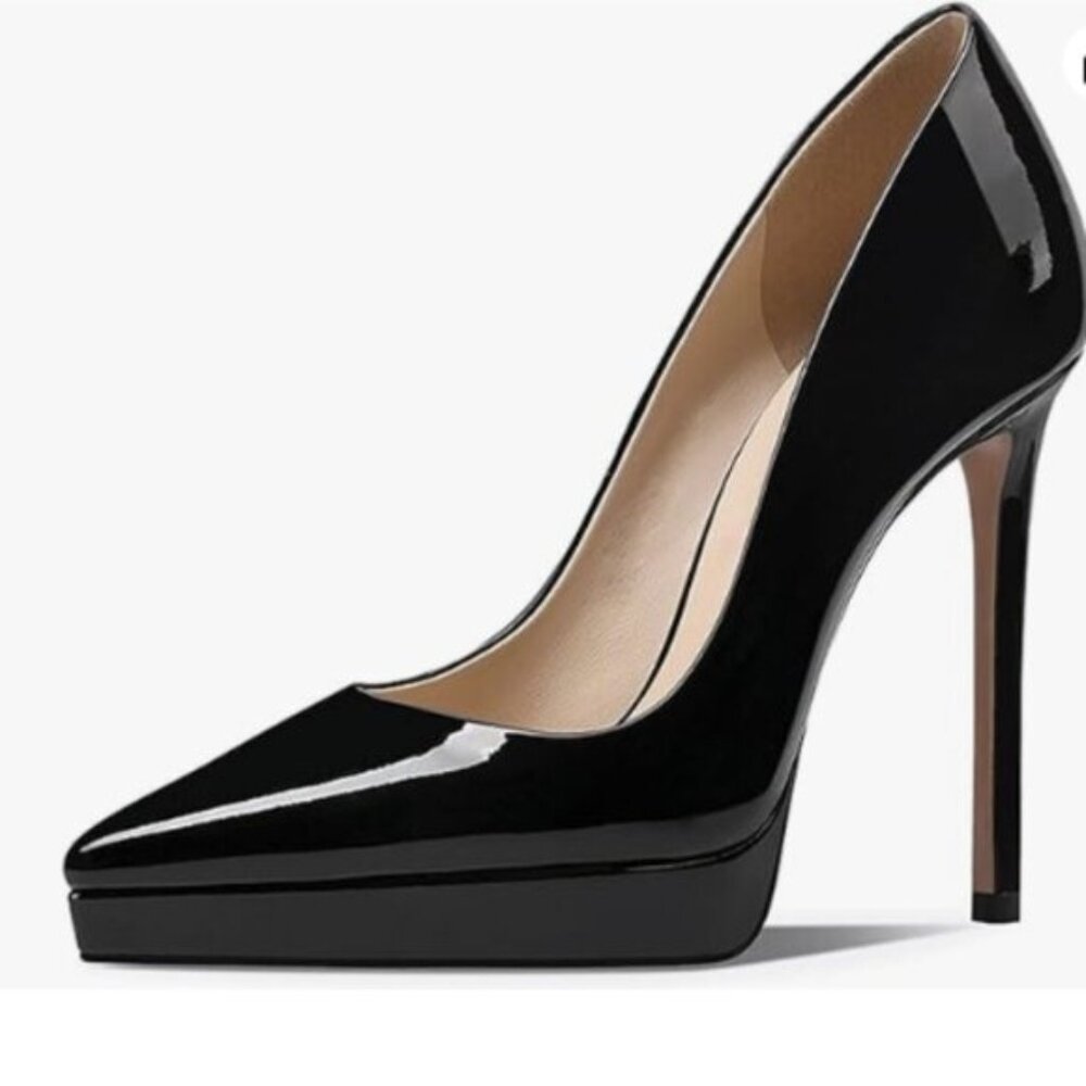 Elegant Black Patent Leather Pumps